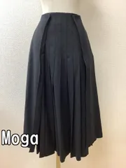 モガ (Moga) プリーツデザインスカート 黒 サイズ2のサムネイル