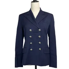 RALPH LAUREN SPORT ラルフローレンスポーツ 銀ボタン ダブルブレステッドブレザー ジャケット 9 ネイビー レディース 古着 中古 USEDのサムネイル