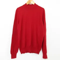 良品 GRAN SASSO グランサッソ ウール モックネック ニット セーター 23I 55108 14290 サイズ48 レッド メンズ 古着 中古 USEDのサムネイル