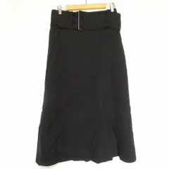 美品 Y's Yohji Yamamoto ワイズ ヨウジヤマモト ロングスカート YU-S05-107 サイズ3 ブラック レディース 古着 中古 USEDのサムネイル