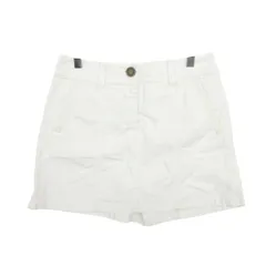 SPORTMAX スポーツマックス CODE ミニスカート ホワイトデニム 台形 タック ボトムス ホワイト 36【S】 レディース 【中古】のサムネイル