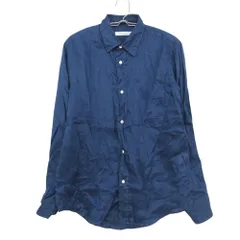 JOURNAL STANDARD ジャーナルスタンダード 長袖シャツ リネン トップス ブラウス ネイビー S【S】 メンズ 【中古】のサムネイル