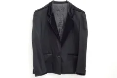 グッチ ヴィンテージ 約M トムフォード期 タキシードジャケット エポーレット パワーショルダー 黒 ブラック GUCCI 6334fのサムネイル