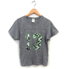 アメリカンラグシー AMERICAN RAG CIE クルーネック カットソー Tシャツ ナンバープリント コットン 綿 半袖 F グレー /NT6のサムネイル