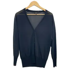 LANVIN COLLECTION(ランバンコレクション) カーディガン サイズ38 M レディース美品  - 黒 長袖のサムネイル