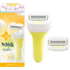 Schick(シック) イントゥイション つや肌 ホルダー(本体+刃2コ)女性用 カミソリ 1のサムネイル
