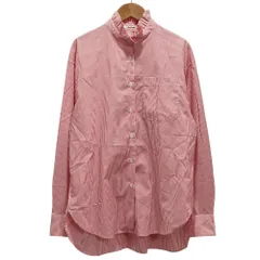 良品 25SS Whim Gazette ウィムガゼット ネックギャザーシャツ ロングスリーブ WGZ1051104A0007 サイズF レッド レディース 古着 中古 USEDのサムネイル