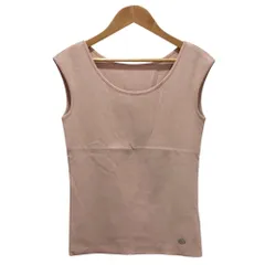 未使用 FOXEY フォクシー Knit Top ニットタンクトップ ノースリーブ カットソー 35038 サイズ40 ピンク レディース 古着 中古 USEDのサムネイル