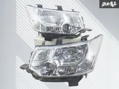 【レンズ面キレイ!】 三菱 純正 CV5W デリカ D5 D:5 前期 HID ヘッドライト ヘッドランプ 左右 セット KOITO 100-87918 棚P-7のサムネイル