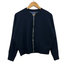 自由区/jiyuku(ジユウク) ブルゾン サイズ38 M レディース美品  - ダークネイビー 長袖/リバーシブル/秋/春のサムネイル