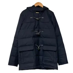 美品 Theory セオリー ダッフルボタン フーデッド ダウンコート M ネイビー レディース 古着 中古 USEDのサムネイル