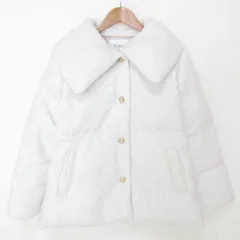 美品 25AW Her lip to ハーリップトゥ Gold-Button Tweed Down Jacket ダウンジャケット 1254307173 サイズM スノーホワイト レディース 古着 中古 USEDのサムネイル