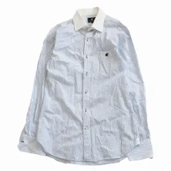 LOVELESS ラブレス 長袖シャツ クレリック チェック柄 カットソー トップス 日本製 ライトブルー 39【M】 メンズ 【中古】のサムネイル