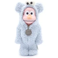 BE@RBRICK (ベアブリック) ×SESAME STREET×GELATO PIQUE エルモ 400% フィギュア ブルー/ピンクのサムネイル