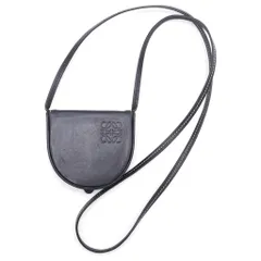 LOEWE (ロエベ) アナグラムロゴ レザー ヒールポーチ ブラックのサムネイル