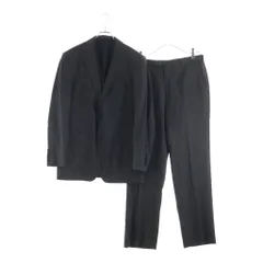 BURBERRY BLACK LABEL (バーバリー ブラックレーベル) ストライプ柄 3ピース セットアップ スーツ 3Bテーラードジャケット スラックス パンツ ベスト グレー BMD36-513-06のサムネイル