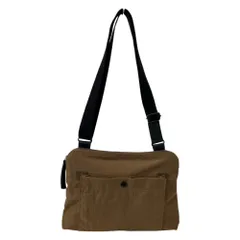 美品 MARGARET HOWELL マーガレットハウエル ポケットデザイン ショルダーバッグ サコッシュ カーキ レディース 古着 中古 USEDのサムネイル