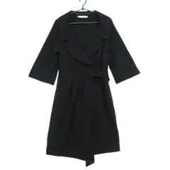 DIANE VON FURSTENBERG ダイアンフォンファステンバーグ コート 七分袖 ガウン ストレッチ ジャケット ブルゾン アウター 上着 ブラック 6【M】 レディース 【中古】のサムネイル
