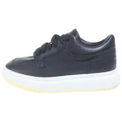 MM6 Maison Margiela (エムエムシックスメゾンマルジェラ) レザー フラットシューズ ローカットスニーカー ロゴ ブラック S66WS0092のサムネイル