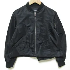 新品同様 24SS Theory セオリー AERO NYLON ALINE VARSITY フライトジャケット ブルゾン サイズP ブラック レディース 古着 中古 USEDのサムネイル