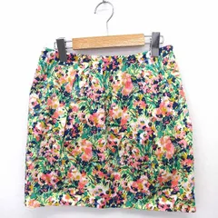 ジュエルチェンジズ Jewel Changes アローズ スカート 花柄 台形 ミニ コットン 綿 38 イエロー 黄 /FT20のサムネイル