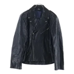 GUCCI (グッチ) ライダースレザージャケット ブラック #54 613055 XN681のサムネイル