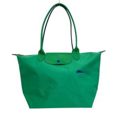良品 LONGCHAMP ロンシャン ルプリアージュ M トート ショッピングバッグ グリーン レディース 古着 中古 USEDのサムネイル