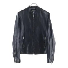 SAINT LAURENT PARIS (サンローランパリ) Y5YA1 レザーライダースジャケット ブラック #46 362239のサムネイル