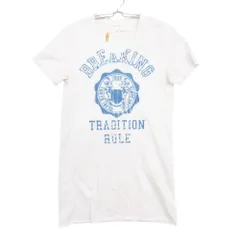 blanc basque ブランバスク 半袖Ｔシャツ ロゴ プリント Uネック カットソー トップス 日本製 ホワイト 38【M】 レディース 【中古】のサムネイル