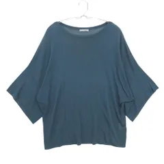 theory luxe セオリーリュクス カットソー 7101782 BEIZA HARLING ハイゲージ ニット トップス 青緑 38【M】 レディース 【中古】のサムネイル