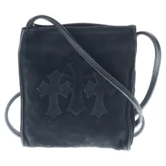 CHROME HEARTS (クロムハーツ) SQ PKT 3CEME CRS スクエアポケット 3クロスパッチスエードショルダーバッグのサムネイル
