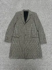 正規品 AMI ロング ダブル CHECK パータン ジャケット コートのサムネイル