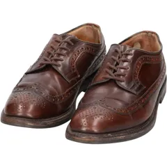 古着 ローク Loake SOVEREIGN フルブローグ ウイングチップシューズ 英国製 9 メンズ27.5cm相当/saa016386のサムネイル