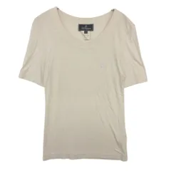 Les Copains レコパン 半袖Ｔシャツ イタリア製 ラインストーン ライトベージュ 42/ 11【L】 レディース 【中古】のサムネイル