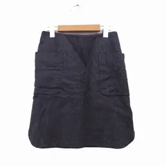 スピック＆スパン ノーブル Spick&Span Noble スカート 台形スカート ミニ シンプル 38 チャコールグレー /KT23のサムネイル