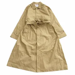 coen コーエン ステンカラーコート ロング バルマカーン アウター ウエストベルト ベージュ M【M】 レディース 【中古】のサムネイル