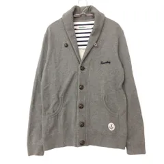 LAUNDRY ランドリー スウェット ショールカラー ジャケット アウター 長袖 前開き 刺繍ロゴ グレー M【M】 メンズ 【中古】のサムネイル
