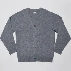 【超オーバーサイズ】美品 コーエン ローゲージ ニット カーディガン メンズ XL 杢グレー coen ウール混 ビッグサイズ ドロップショルダーのサムネイル