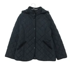 BEAMS HEART ビームスハート ブルゾン キルティングジャケット フード付 L 43-18-0346-819 ネイビー L レディース 【中古】のサムネイル