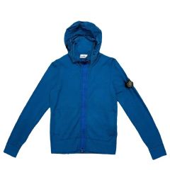 Stone Island ナイロンフード付き ニットパーカー ネイビー - メルカリ