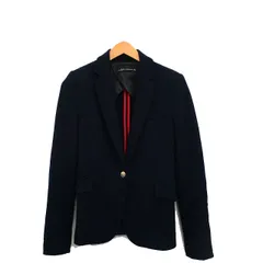 ザラウーマン ZARA WOMAN テーラードジャケット ブレザー シンプル S ネイビー 紺 /KT25のサムネイル