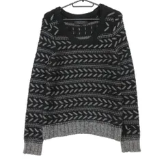 rag & bone ラグアンドボーン ニット 長袖 セーター ラメ 編み込み デザイン トップス ブラック S レディース 【中古】のサムネイル