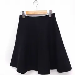フリークスストア FREAKS STORE スカート フレア ひざ丈 無地 シンプル ジップ ブラック 黒 /FT43のサムネイル