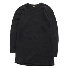 THE FLAT HEAD ザフラットヘッド 長袖Ｔシャツ ワッフル サーマル トップス ブラック M メンズ 【中古】のサムネイル