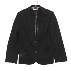Sonia Rykiel ソニアリキエル テーラードジャケット フラワー刺繍 ブラック 40【M】 レディース 【中古】のサムネイル
