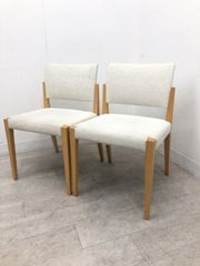 浜本工芸 5400ダイニングチェア 4脚セット（アームチェア1脚／肘なし
