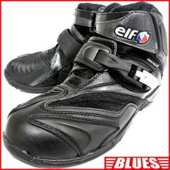 Elf エルフ ライディングブーツ 25.5 黒 バイクブーツ 革 ライディングブーツサイズ25.5cm一覧←SEULB屋着古← HH7393のサムネイル