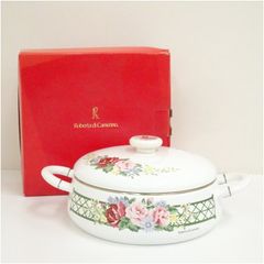 Roberta di Camerino Merry No Enamel Tabletop Pot (Paper Box) Stylish and Cute Cooking Utensils Kitchen Tools Japanese and Western Cuisine Cafe Guests Izakaya twot
