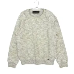 DSQUARED2 ディースクエアード ニット セーター 長袖 プルオーバートップス ワンポイントロゴ ルーマニア製 グレー L【L】 メンズ 【中古】のサムネイル