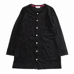 SONIA by SONIA RYKIEL ソニアバイソニアリキエル カーディガン ビジューボタン ブラック×ピンク 38【M】 レディース 【中古】のサムネイル